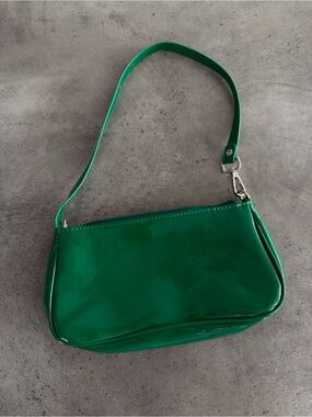 3/$45 Green Patent Shoulder Bag
